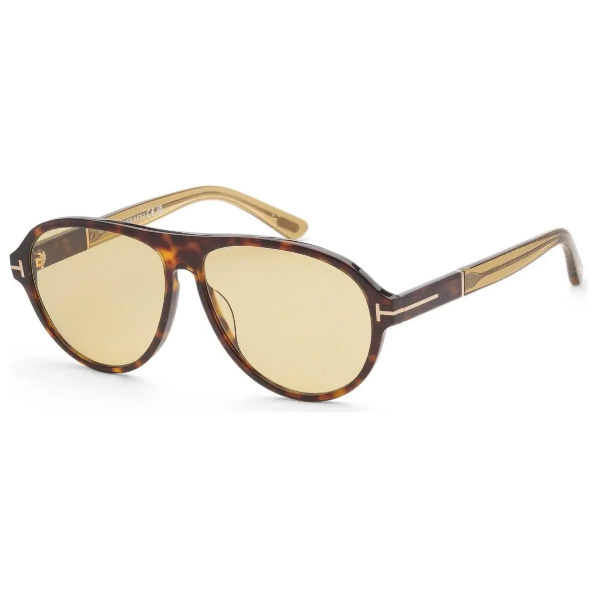 Tom Ford Quincy FT1080 52N Sunglasses 59mm Dark Havana / Green Photochromic Lens