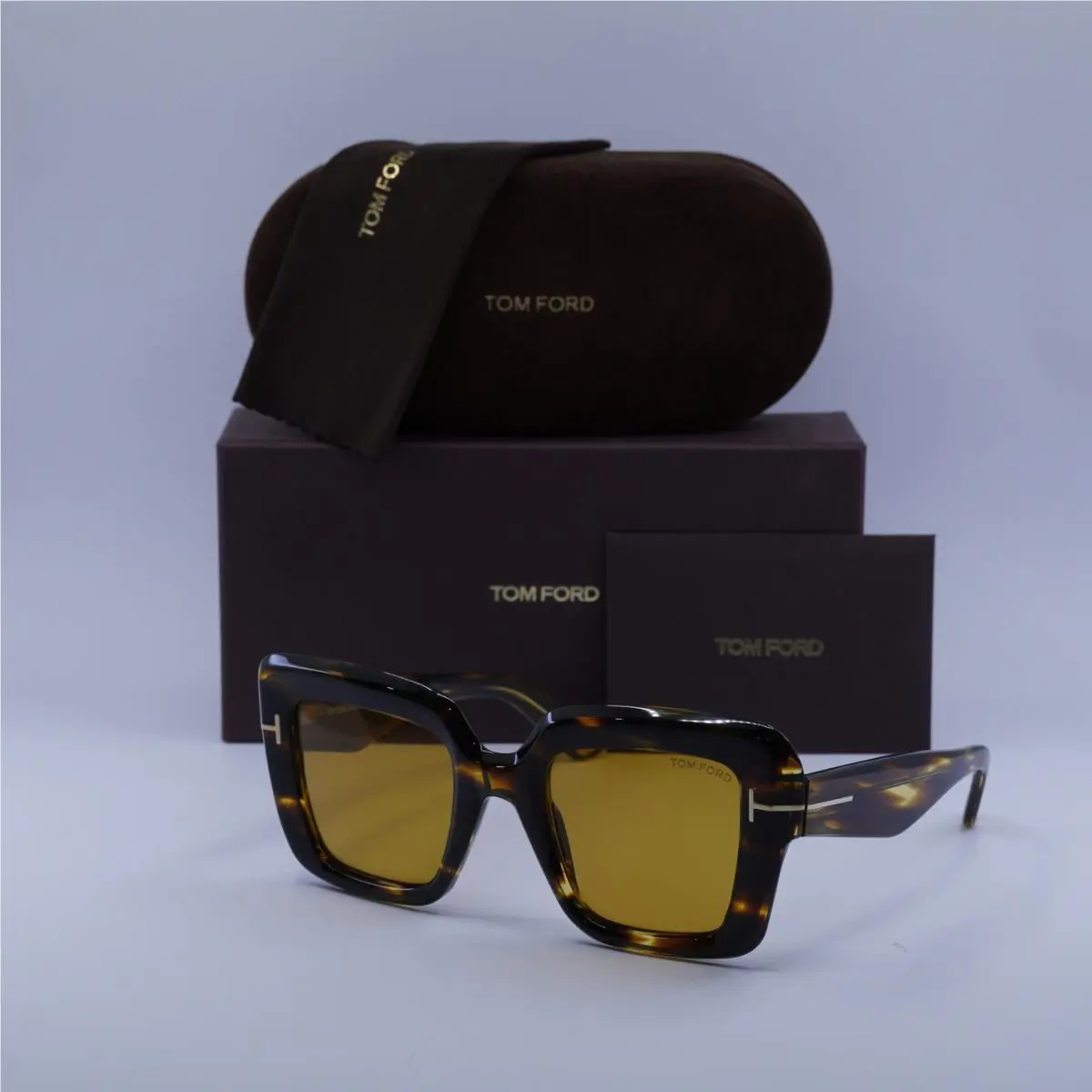 Tom Ford Esme TF1157 01A Black Geometric Fashion Eco Bold Sunglasses 1157 FT1157