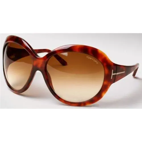 Tom Ford Anna Sunglasses TF64 379 64mm Havana / Brown Gradient Lens Vintage