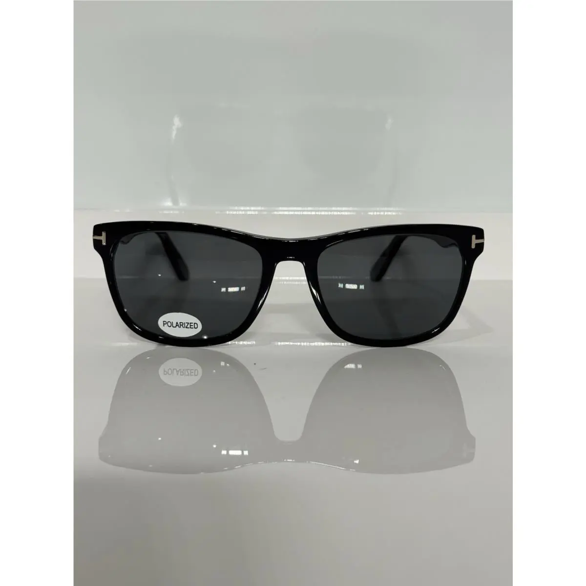 Tom Ford 5662 Black Acetate Unisex Retro Custom Polarized Gray Sunglasses 56mm