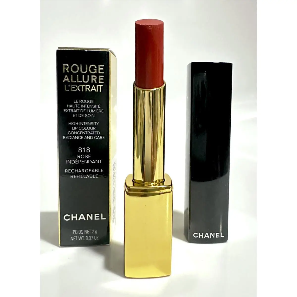 Chanel Rouge Allure L’extrait High Intensity Lip Colour 818 Rose Independant