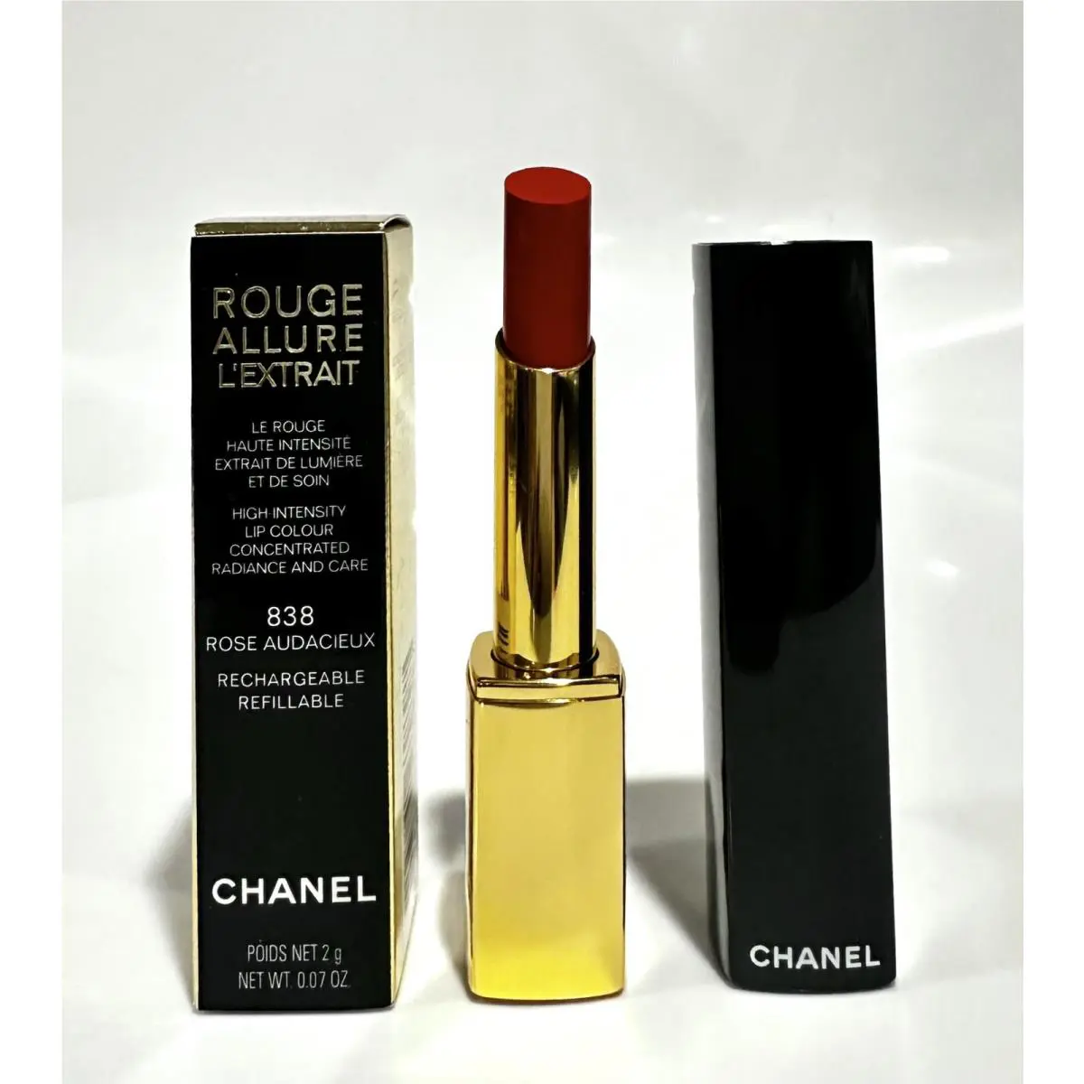 Chanel Rouge Allure L’extrait High Intensity Lip Colour 838 Rose Audacieux