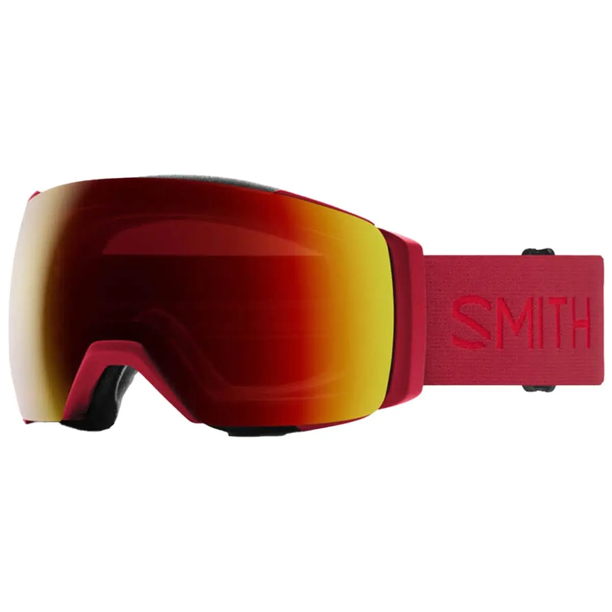 I/o Mag XL Chromapop Shield Snow Goggles + Bonus Lens M007131 Crimson/Red + Storm Yellow (13A996K) by Smith Optics
