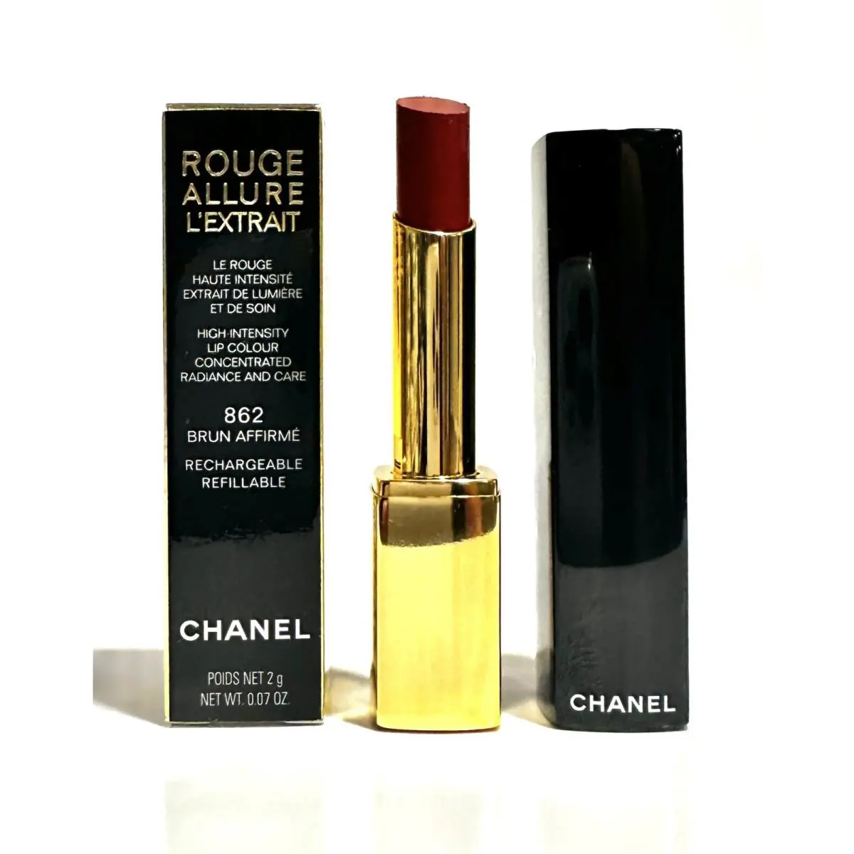Chanel Rouge Allure L’extrait High Intensity Lip Colour 862 Brun Affirme