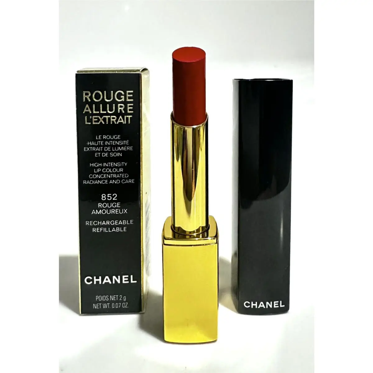 Chanel Rouge Allure L’extrait High Intensity Lip Colour 852 Rouge Amoureux