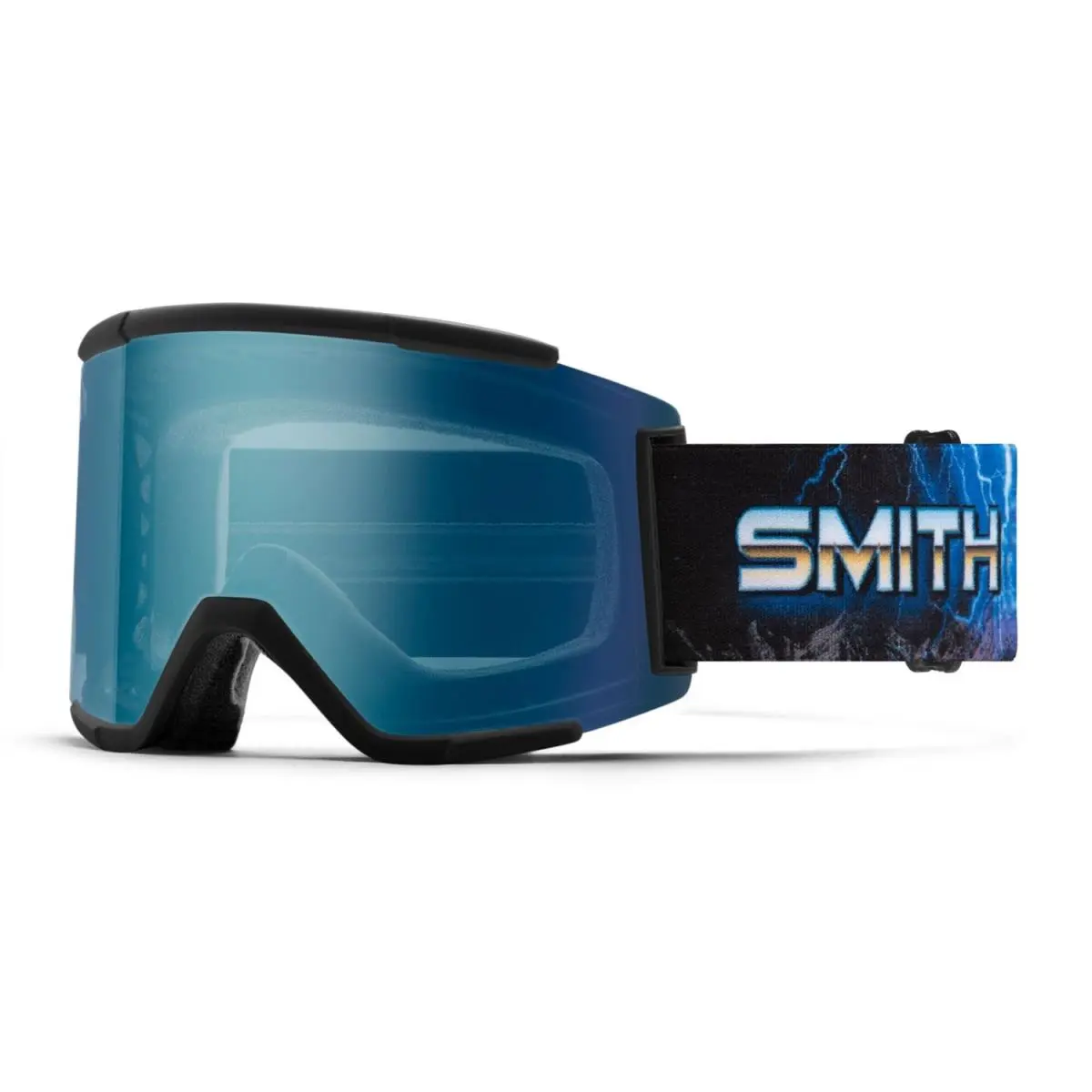 Smith Squad XL Snow Goggles Open Road Chromapop Everyday Blue Mirror + Bonus