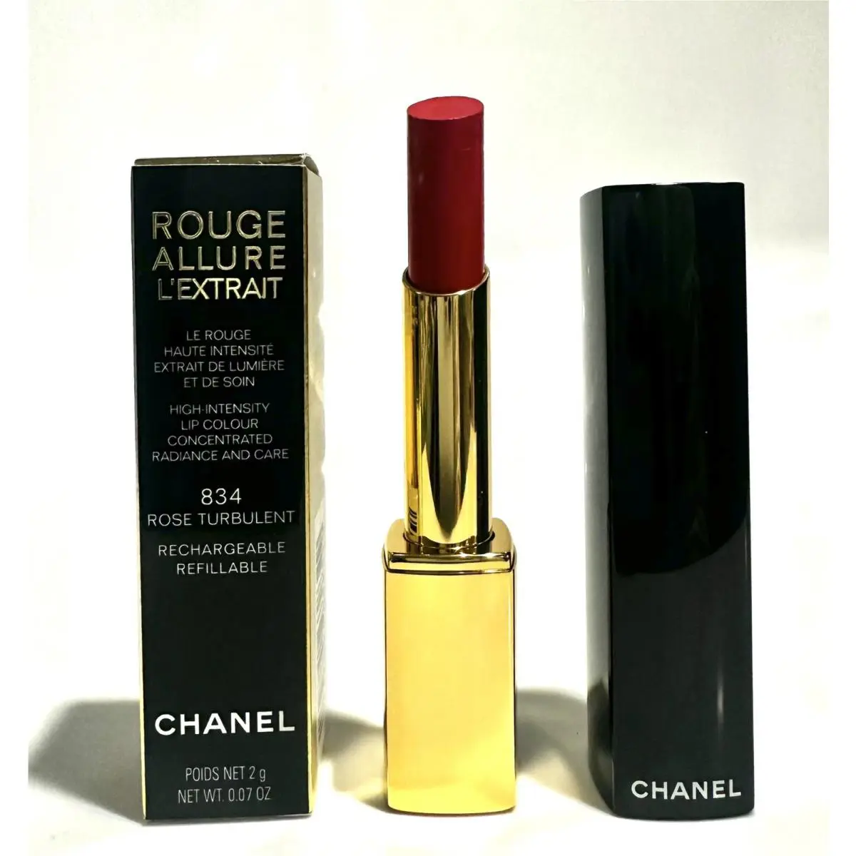 Chanel Rouge Allure L’extrait High Intensity Lip Colour 834 Rose Turbulent