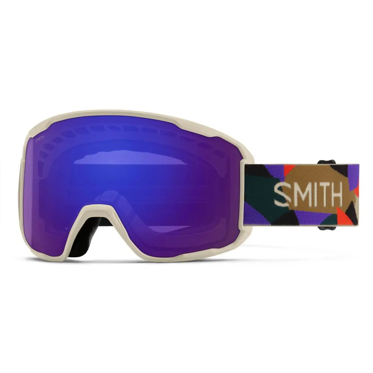 Smith Preview Ski / Snow Goggles Chalk Paper Cuts Everyday Violet Mirror Lens
