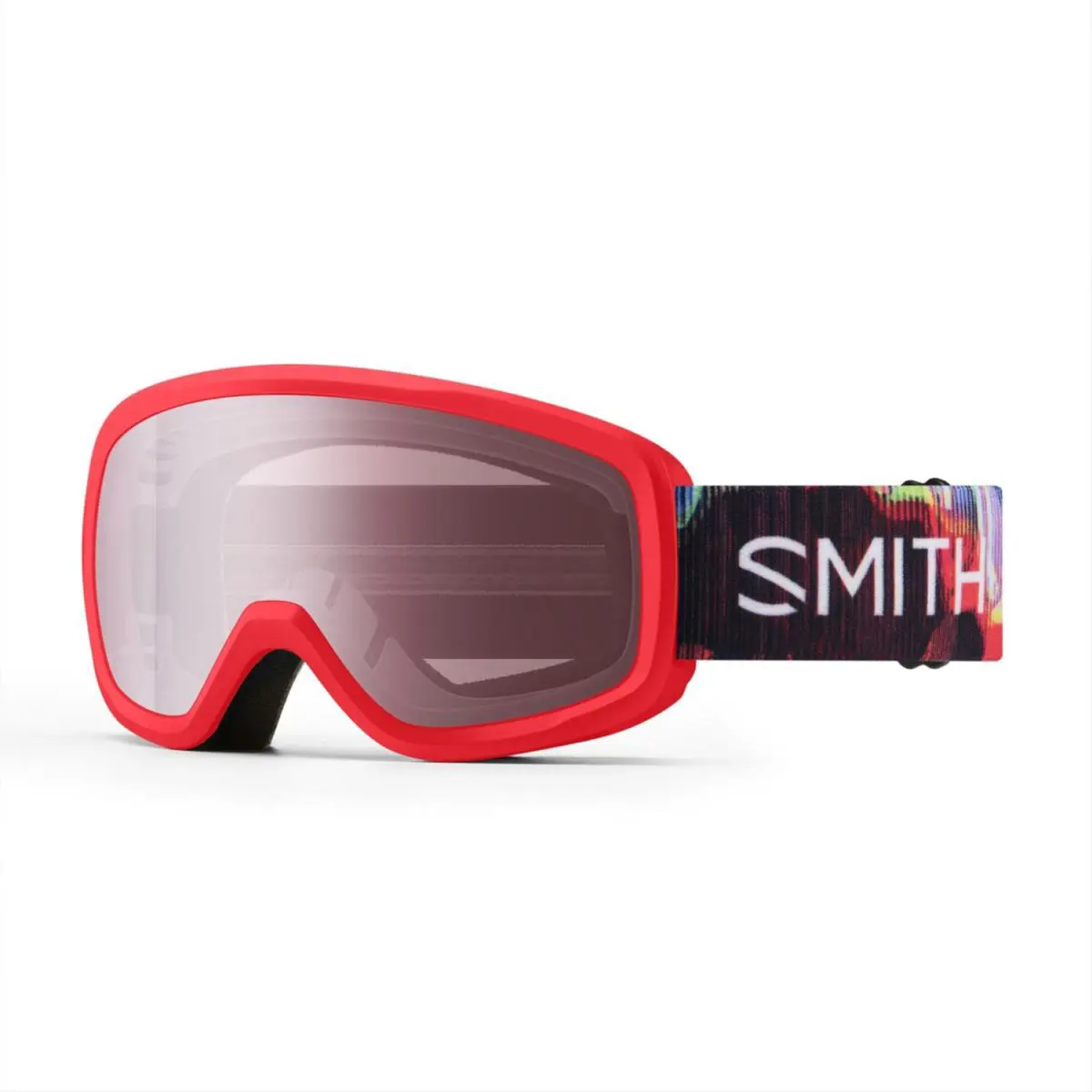 Smith Snowday Kids Ski / Snow Goggles Patrol Mixed Signals Ignitor Mirror Lens - Frame: Red