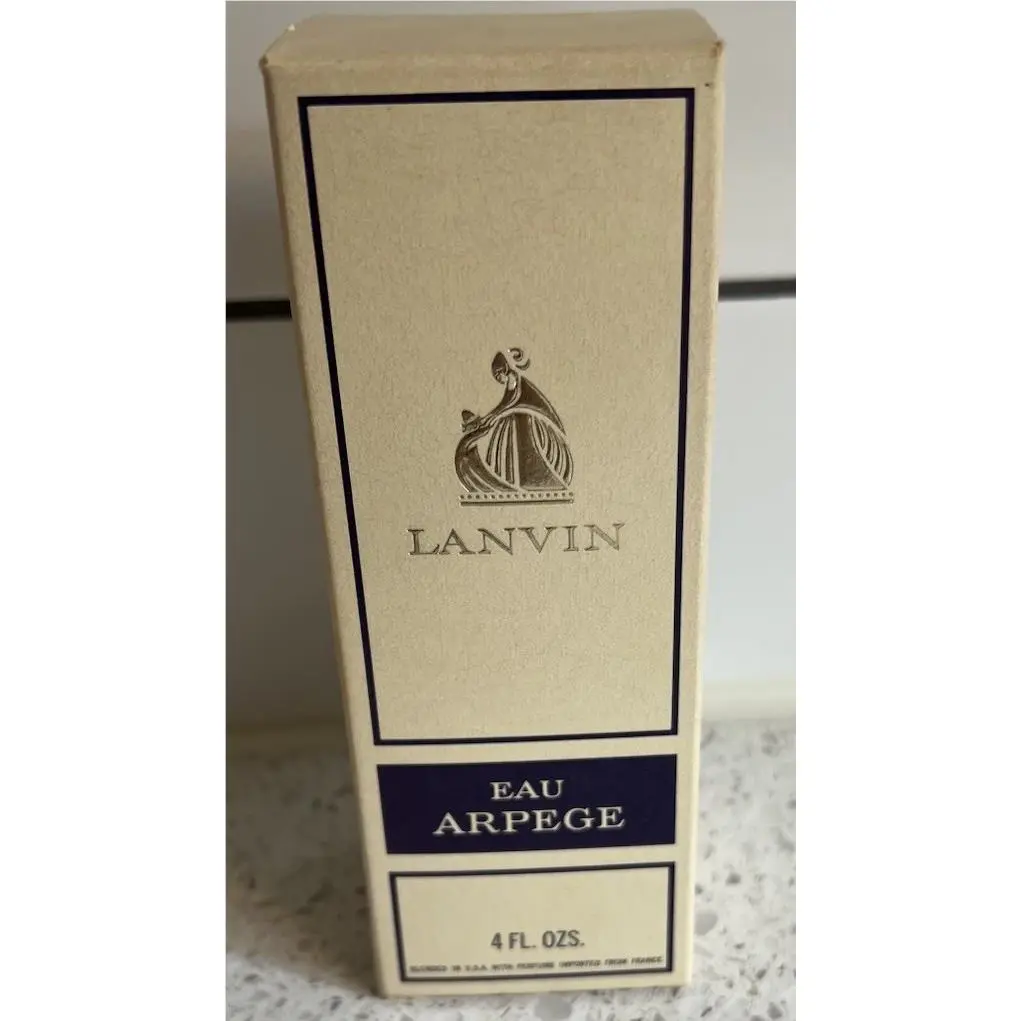 Charles Of Ritz Lanvin Eau De Arpege Splash Perfume W/box Vintage 4 Fluid Oz