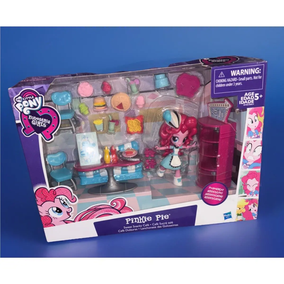 Hasbro My Little Pony Equestria Girls Pinkie Pie Sweet Snacks Cafe Rare 2016