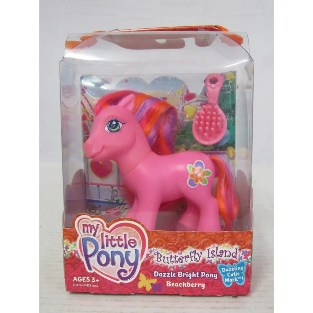 2005 My Little Pony G3 Butterfly Island Dazzle Bright Beachberry Mip LA339