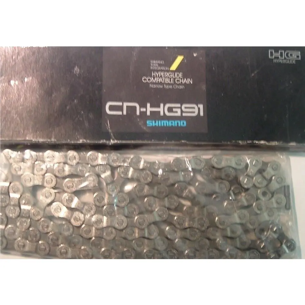 Shimano HG91 Index Chain / Nos Vintage- 5 to 8-Spd-Eroica- 116L- Mint-nib++