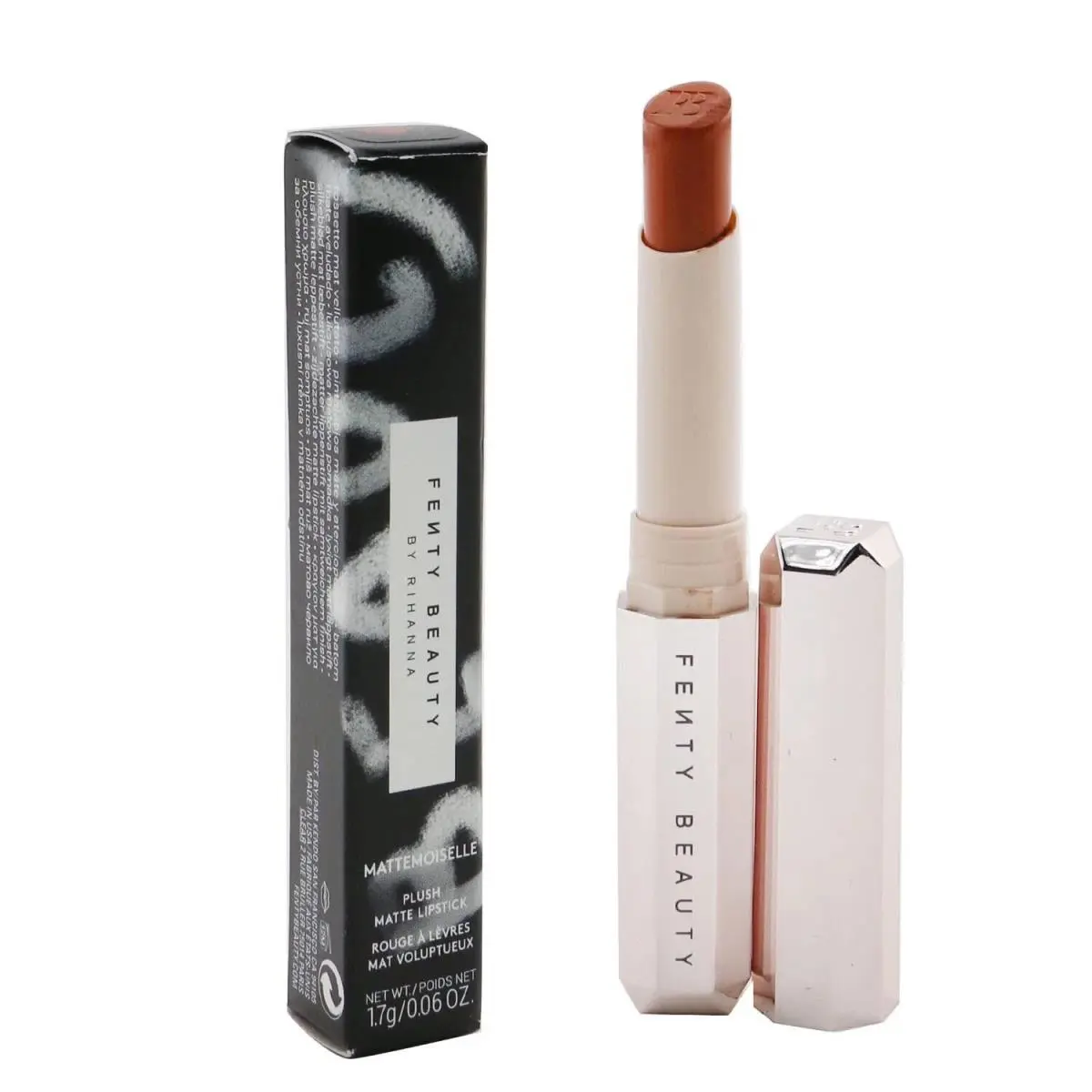 Fenty Mattemoiselle Lipstick Freckle Fiesta Spiced Terracotta Copper Orange