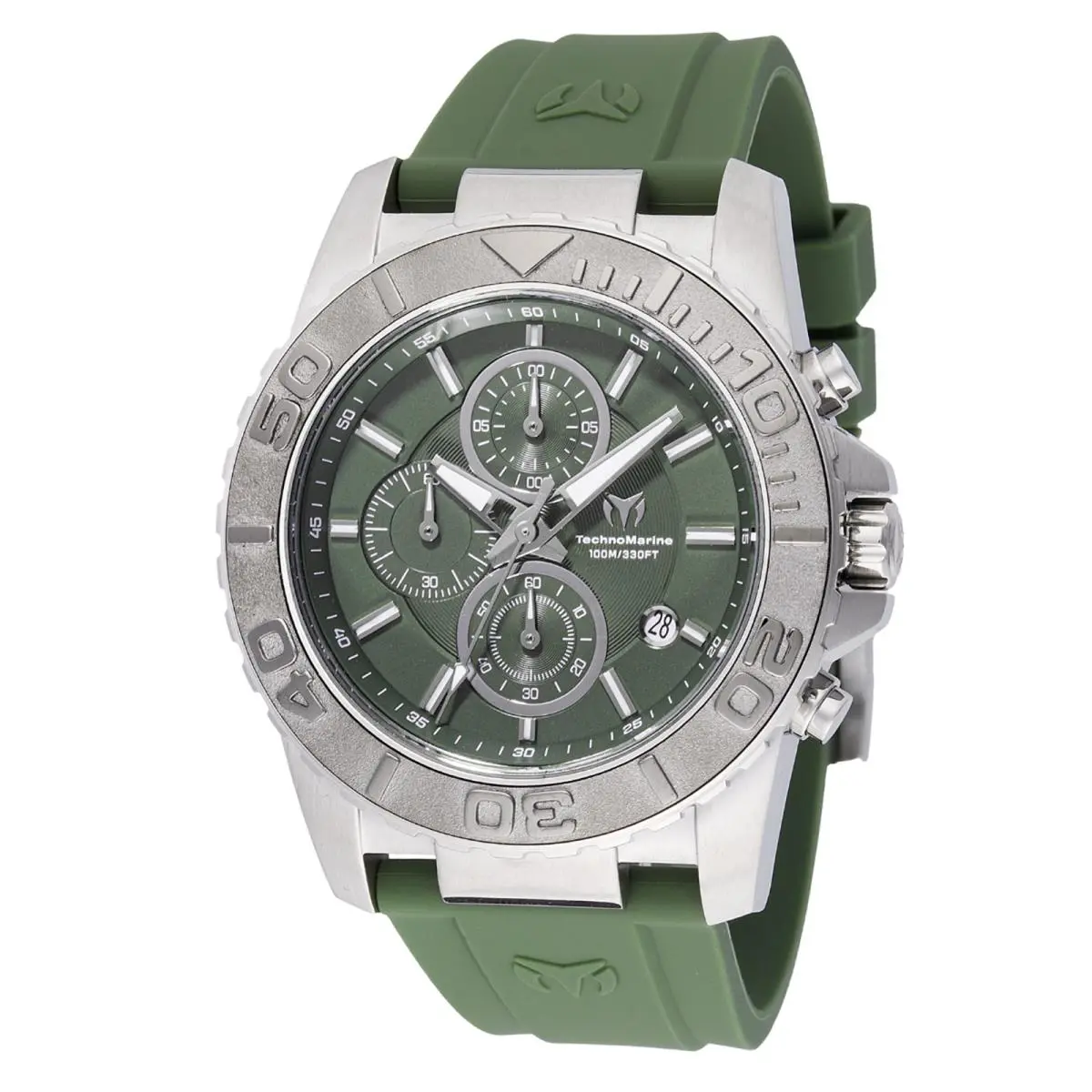 Technomarine Sea Grace Men`s Watch - 45mm Olive Green TM-725005 by TechnoMarine