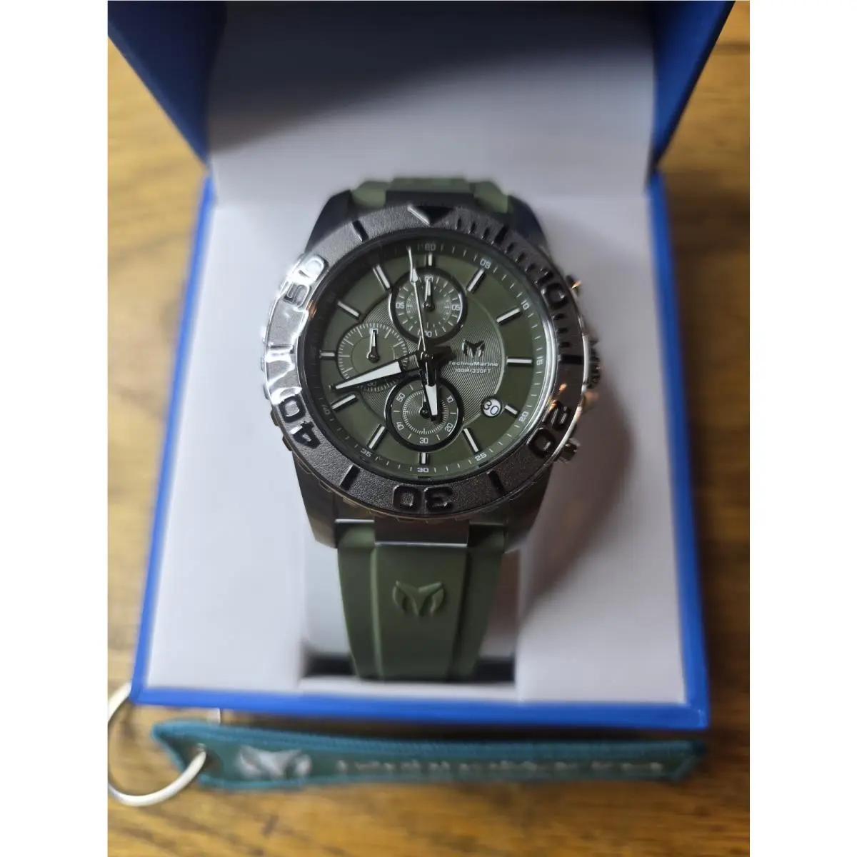 Technomarine Sea Grace Mens Watch 45mm Olive Green TM-725005