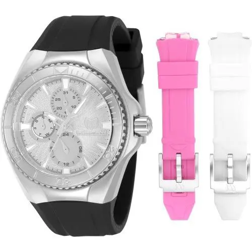 Watch Technomarine TM-124020 Cruise Women 40mm Stainless Steel - Dial: Silver, Band: Black