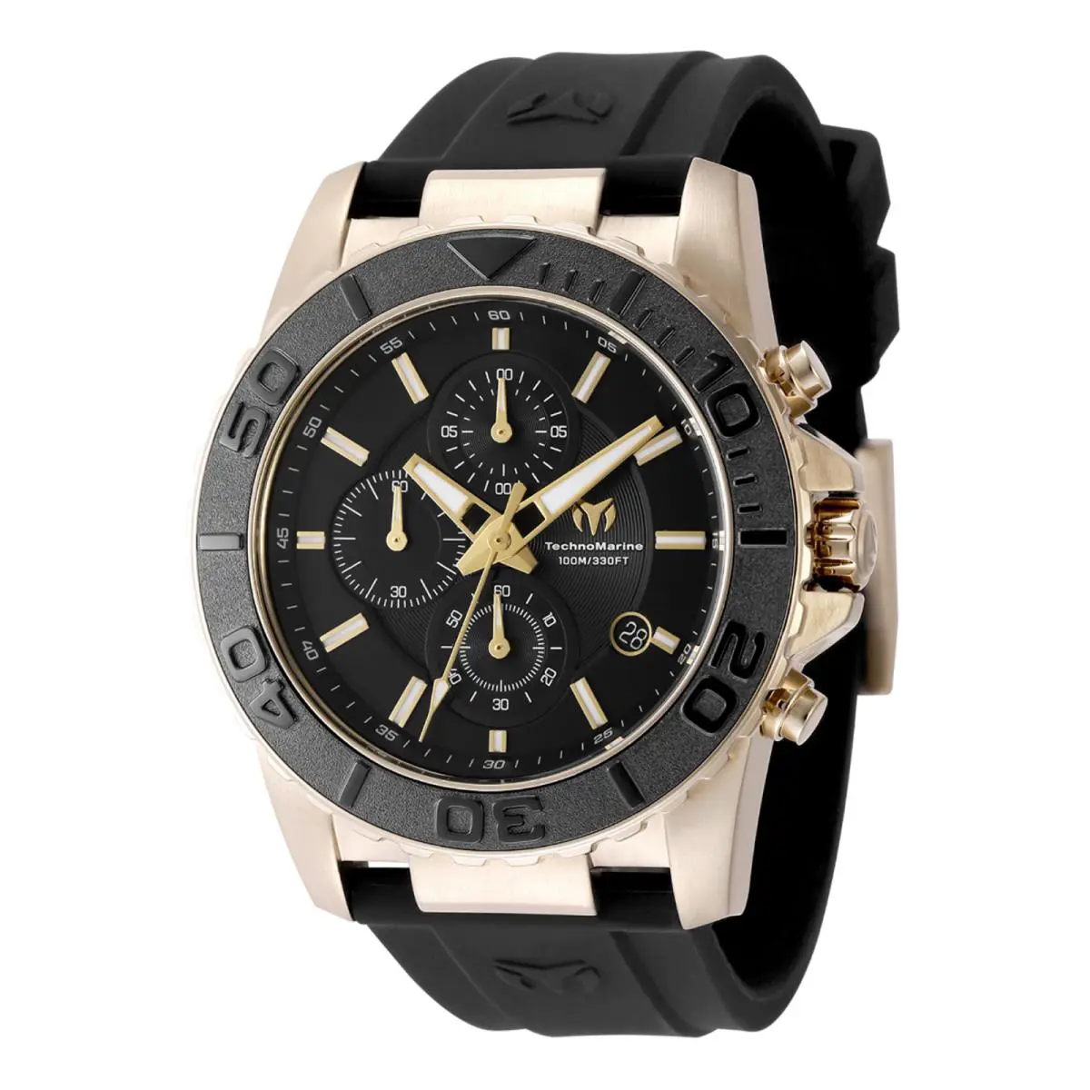 Technomarine Sea Grace Chronograph Quartz Black Dial Men`s Watch TM-725003
