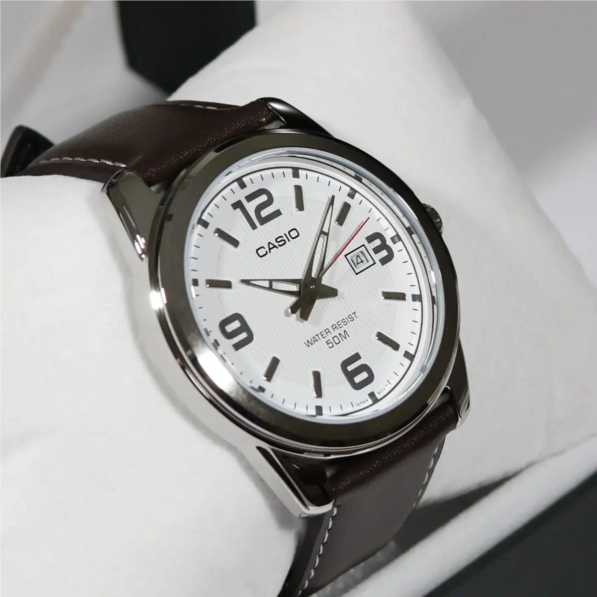 Casio Quartz Stainless Steel White Dial Men`s Watch MTP-1314PL-7AVEF