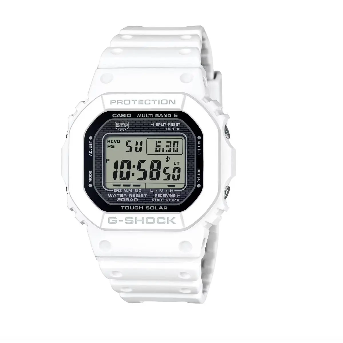 G-shock 5000 Series GW5000HS-7 White Rubber Digital Solar Wrist Watch by Casio