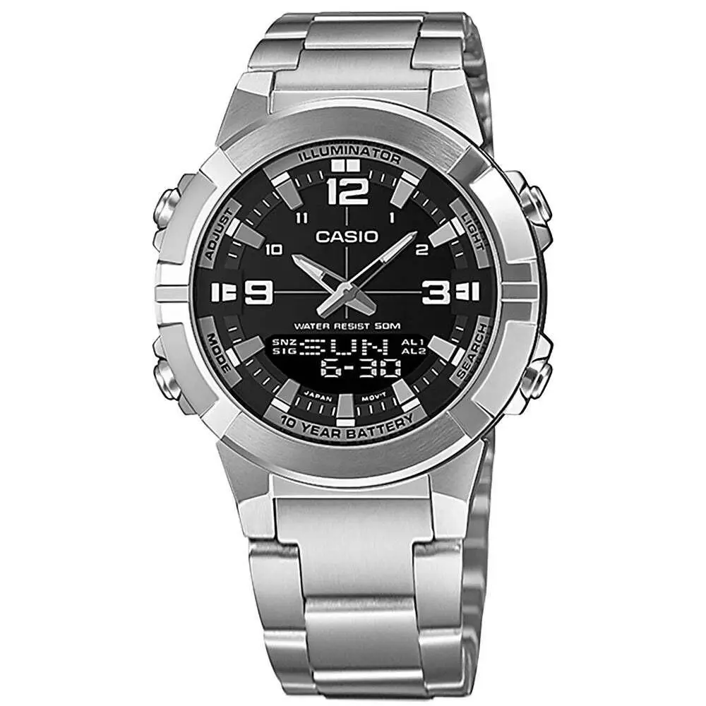 Casio AMW870D-1AV Mens 50M Multi Function Ana-digital 10YR Battery Sport Watch