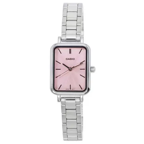 Casio Analog Pink Dial Quartz LTP-V009D-4E LTPV009D-4E Women`s Ladies Watch