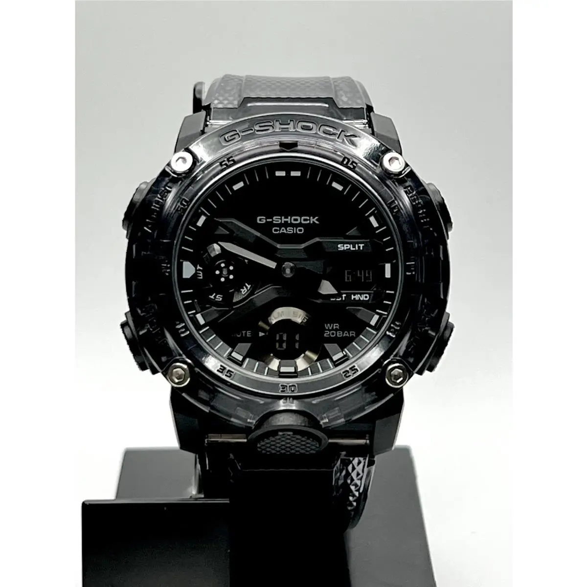 G Shock Ana Dig Smoke Grey GA2000SKE-8A GA2000 Skeleton W/box by Casio