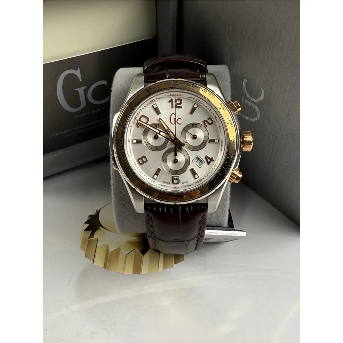 Swiss Guess Collection Technosport Silver Men`s Chronograph Watch X51005G1S