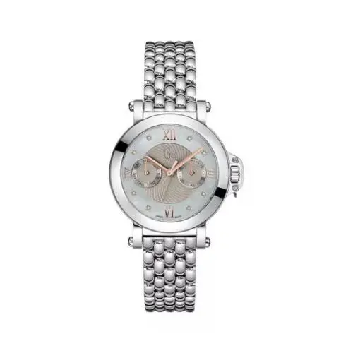 Guess Collection X40108L1S Women Silver Stainless Steel Analog Dial Quartz Watch - Dial: Mop, Band: Silver, Bezel: Silver