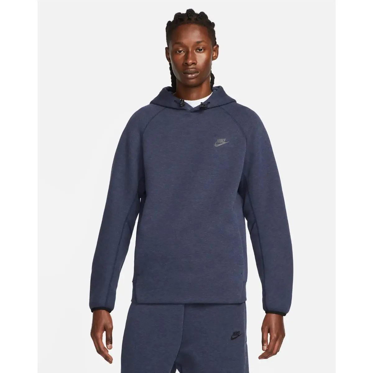 Nike Sportswear Tech Fleece Men`s Pullover Hoodie Obsidian Heather XS FB8016-473