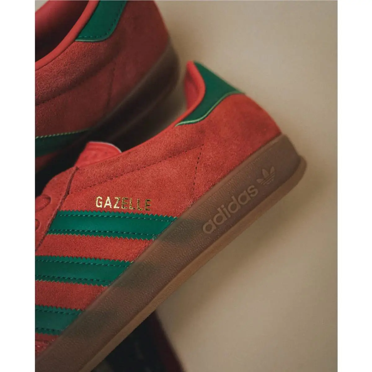 Adidas shoes - adidas Originals Gazelle - Originals Gazelle - Scarlet/Green 1