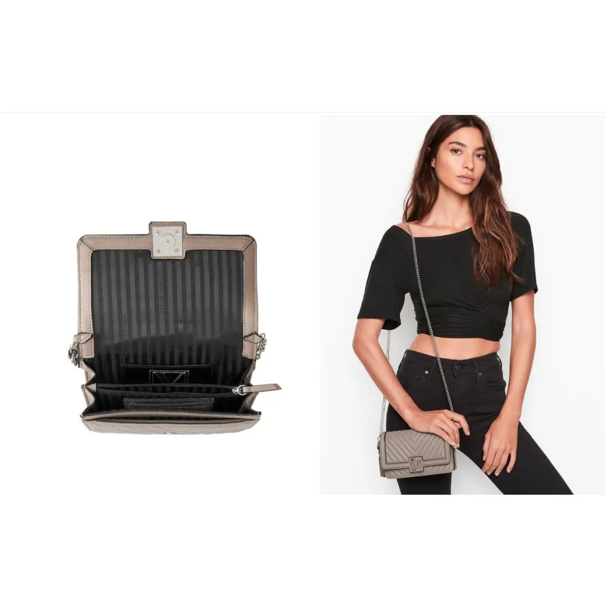 Victoria’s Secret The Victoria Mini Shoulder Bag Velvet Musk