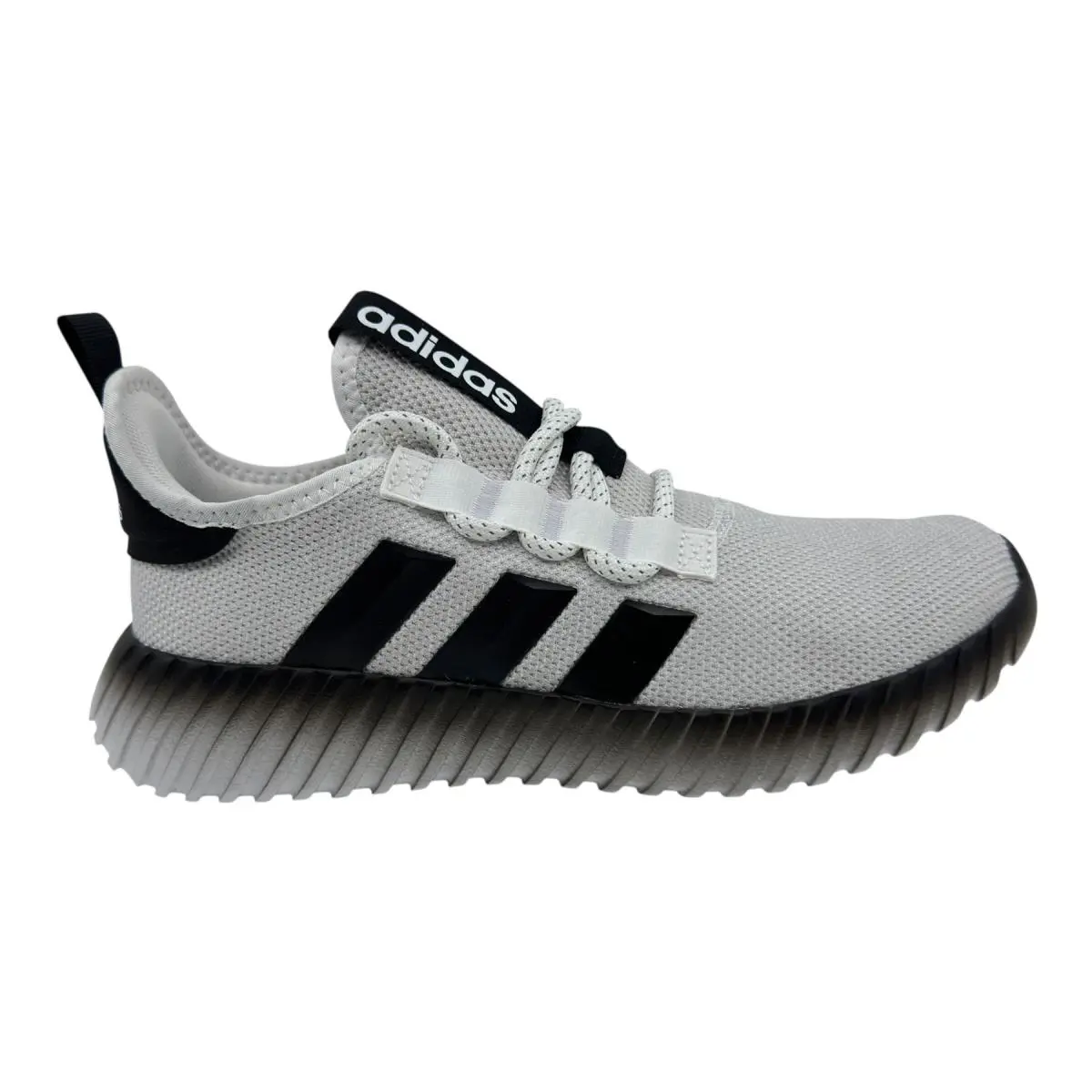 Adidas Kaptir 3.0 White Black Grey Mens Athletic Sneaker - White, Manufacturer: White Black Grey
