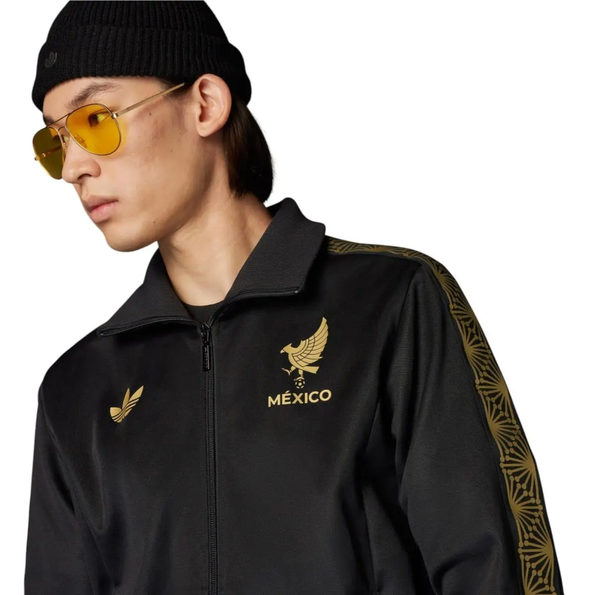 Adidas clothing - Mexico Gold Track Suit - Mexico Gold Track Suit - Black 16