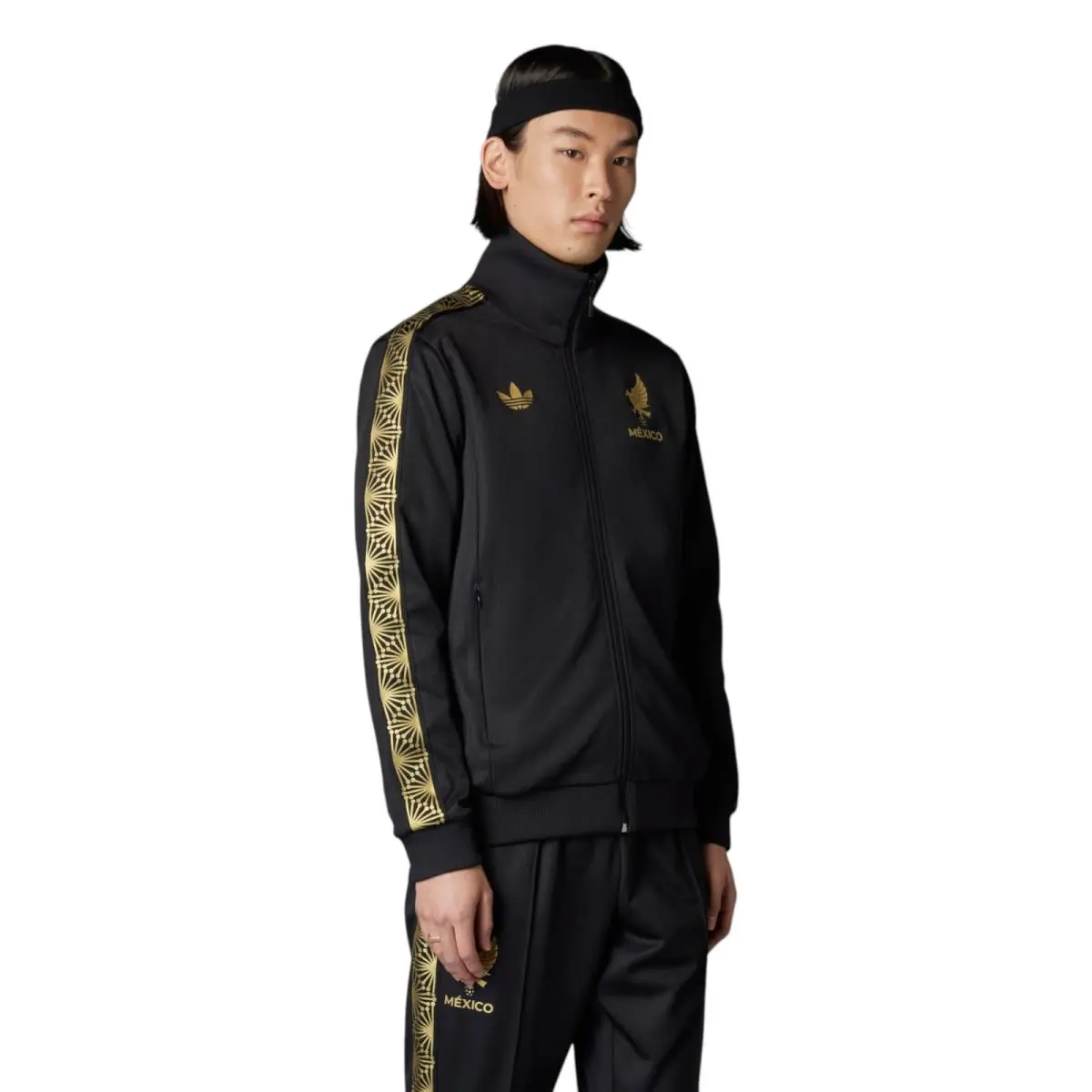 Adidas clothing - Mexico Gold Track Suit - Mexico Gold Track Suit - Black 13