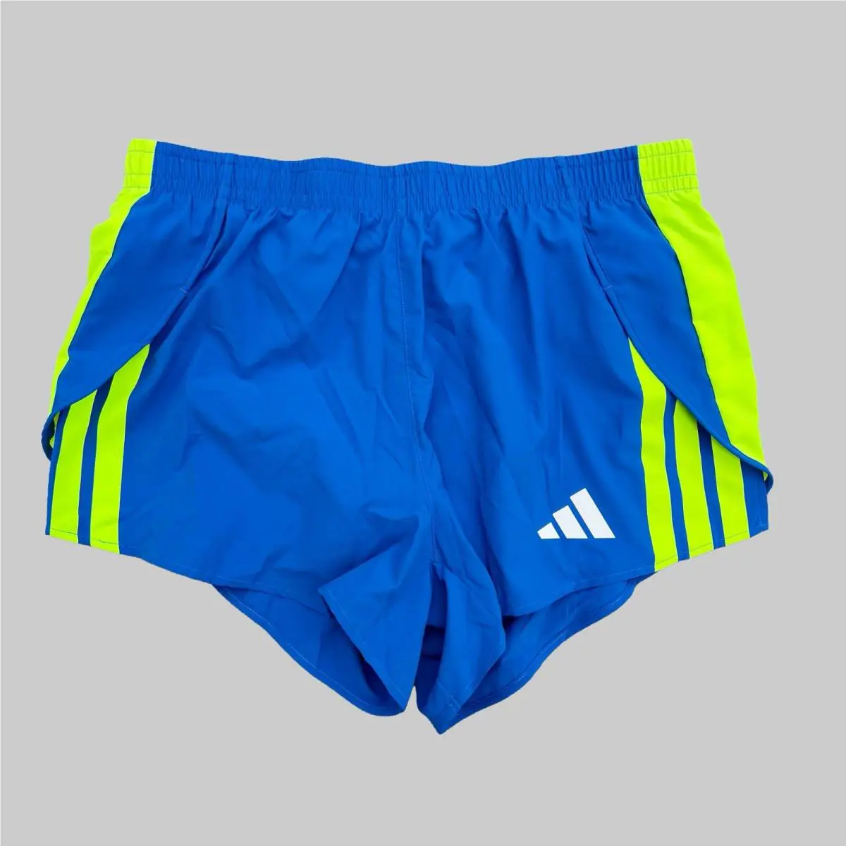Adidas Mens Blue 3 Inseam Luxe Retro Split Booty Short Shorts Size S M L XL