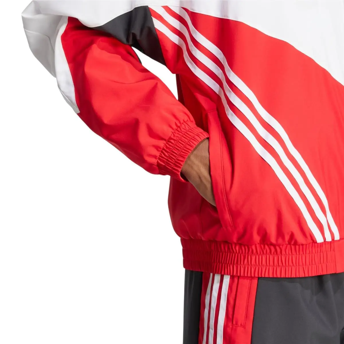 Adidas clothing - Adidas Warm Up Track Suit - Red 4