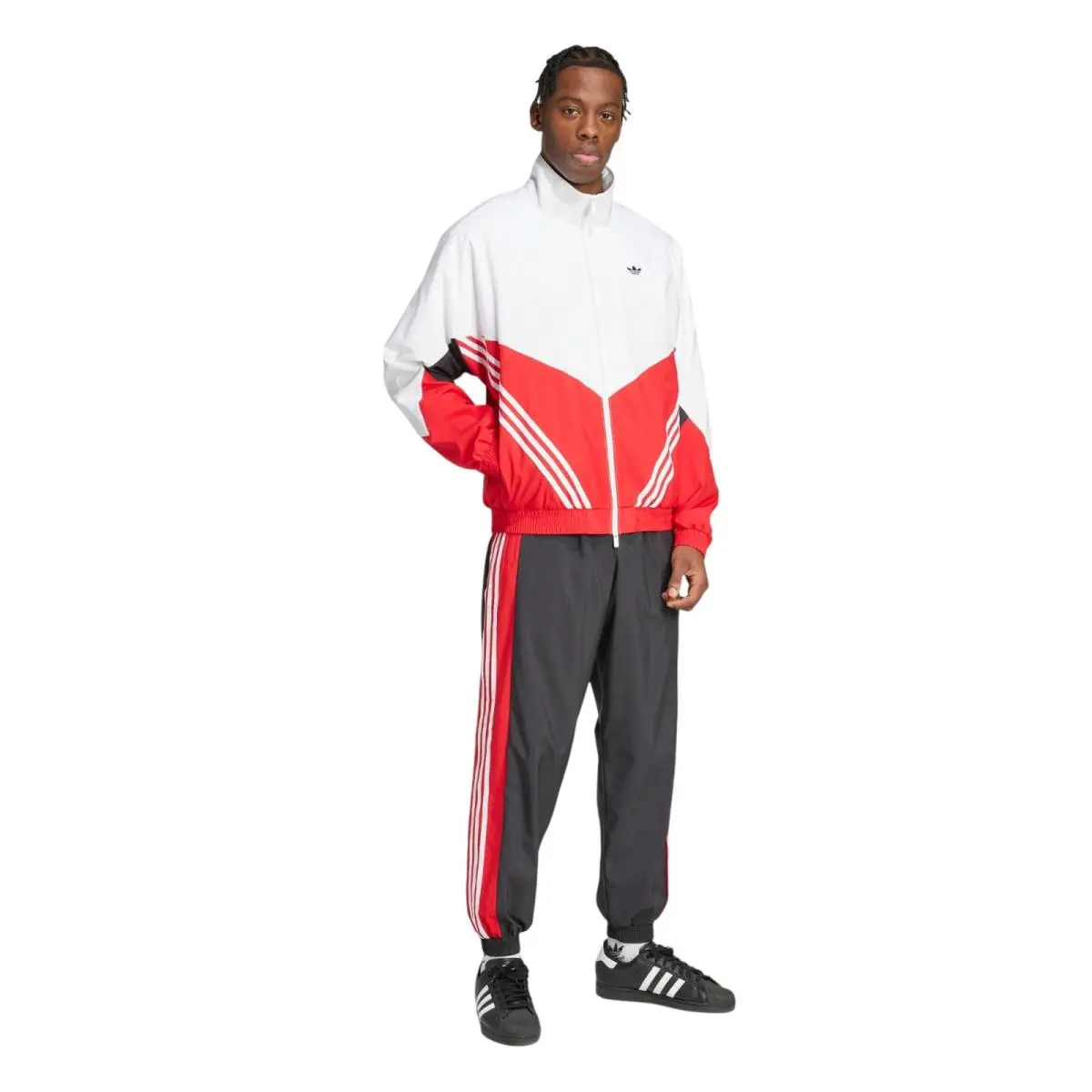Adidas clothing - Adidas Warm Up Track Suit - Red 10