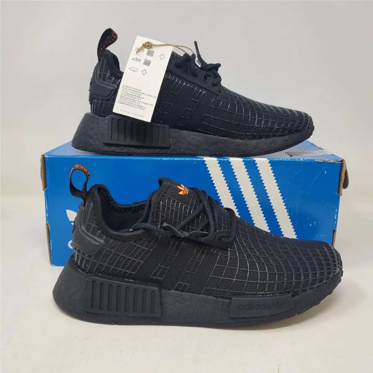 Adidas NMD_R1 Boost Comfy Athletic Shoe / Black / GX9529 / Mens 5 Wmns 6