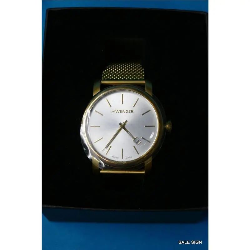 Wenger Gold Tone Watch