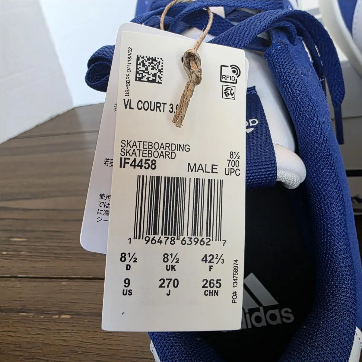 Adidas shoes - adidas Vl Court - Court - IF4458 - Blue 5