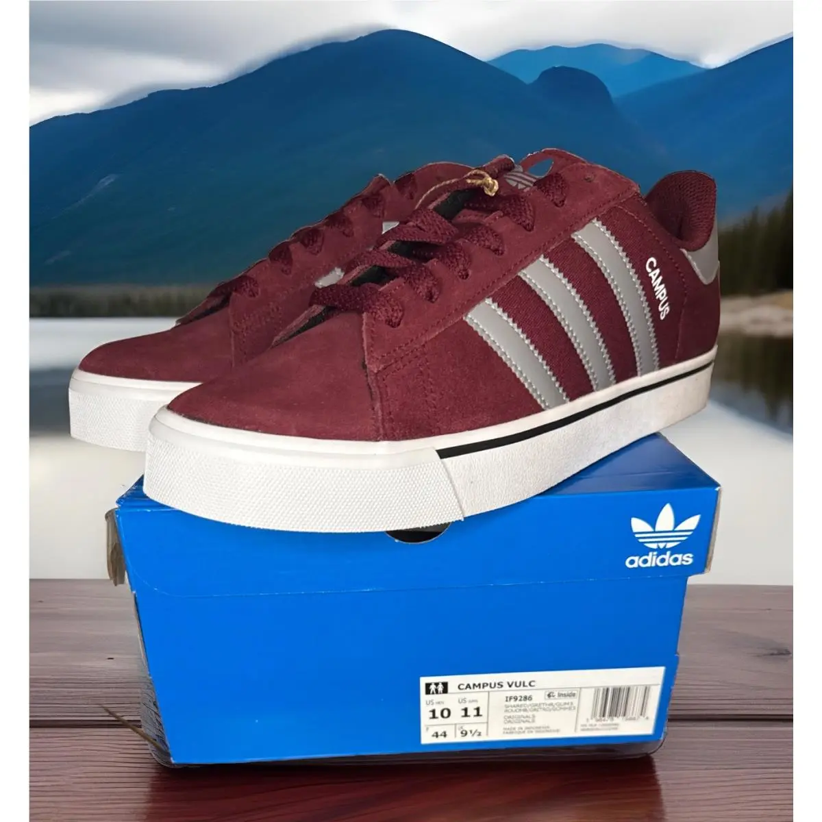 Adidas Originals Campus Vulc Mens Athletic Shoe Sneaker Footwear Trainer Size 10