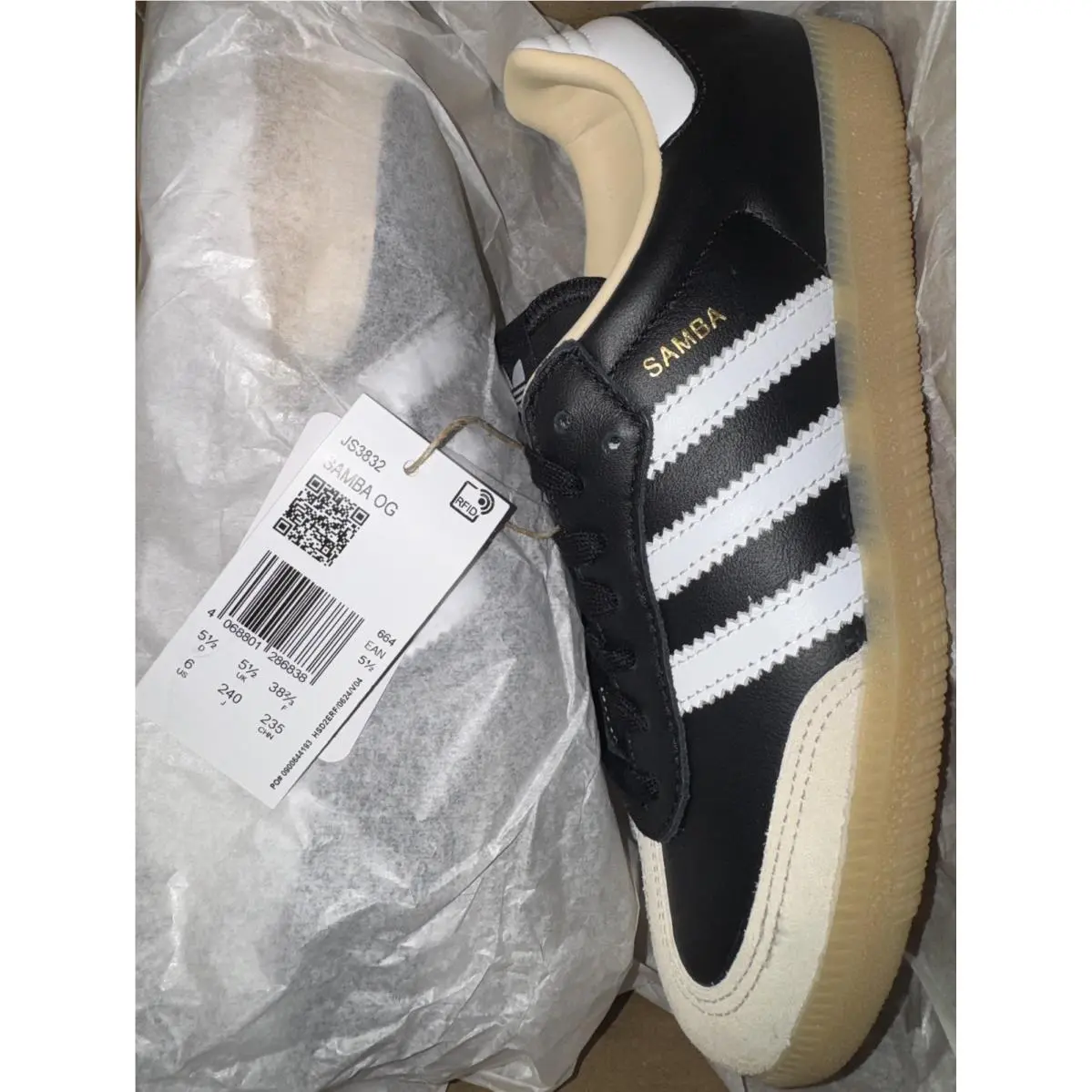 Adidas shoes - adidas Samba - Samba - JS3832 - Black, Manufacturer: Core Black/Cloud White/Gum 6