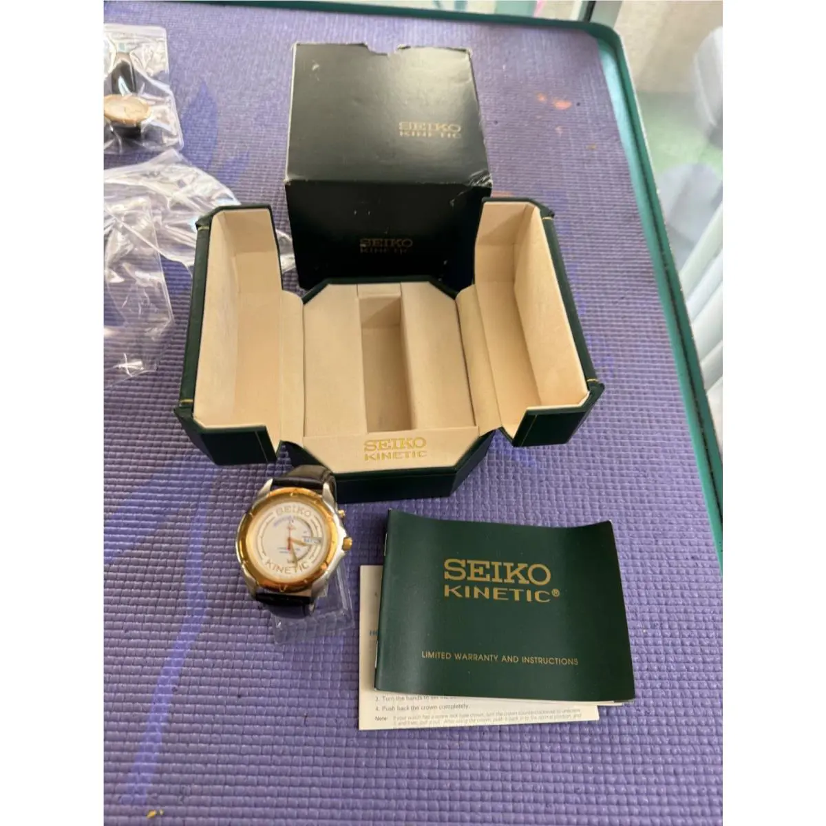 Seiko- New/retro Kinetic Watch
