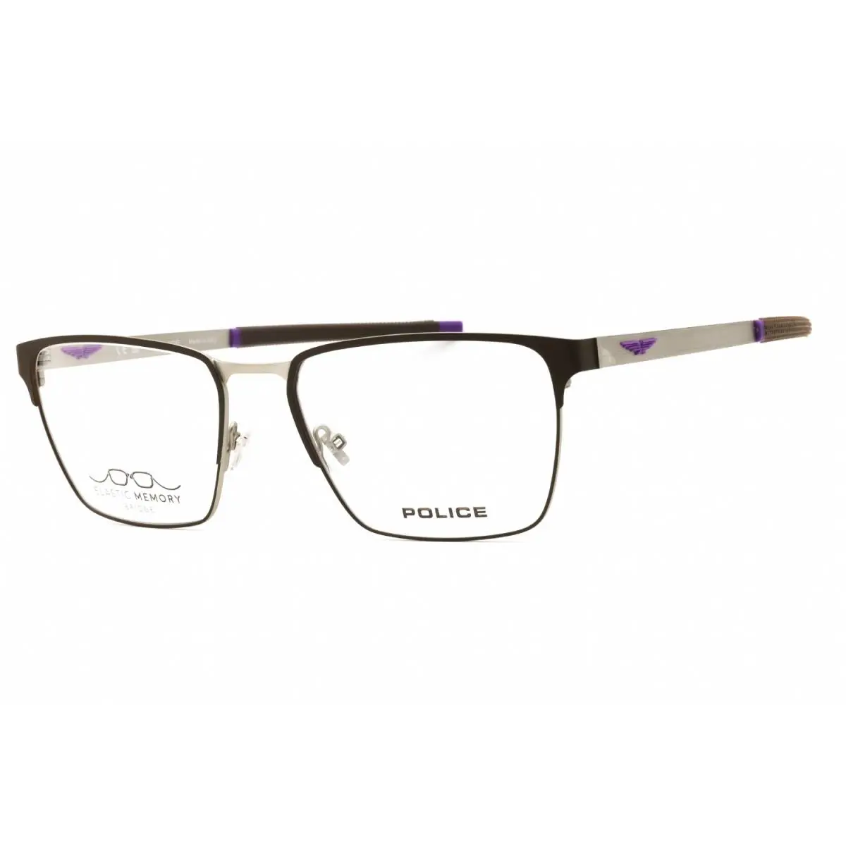 Police VPLG79M 8BMY Eyeglasses Matte Palladium Frame 56mm