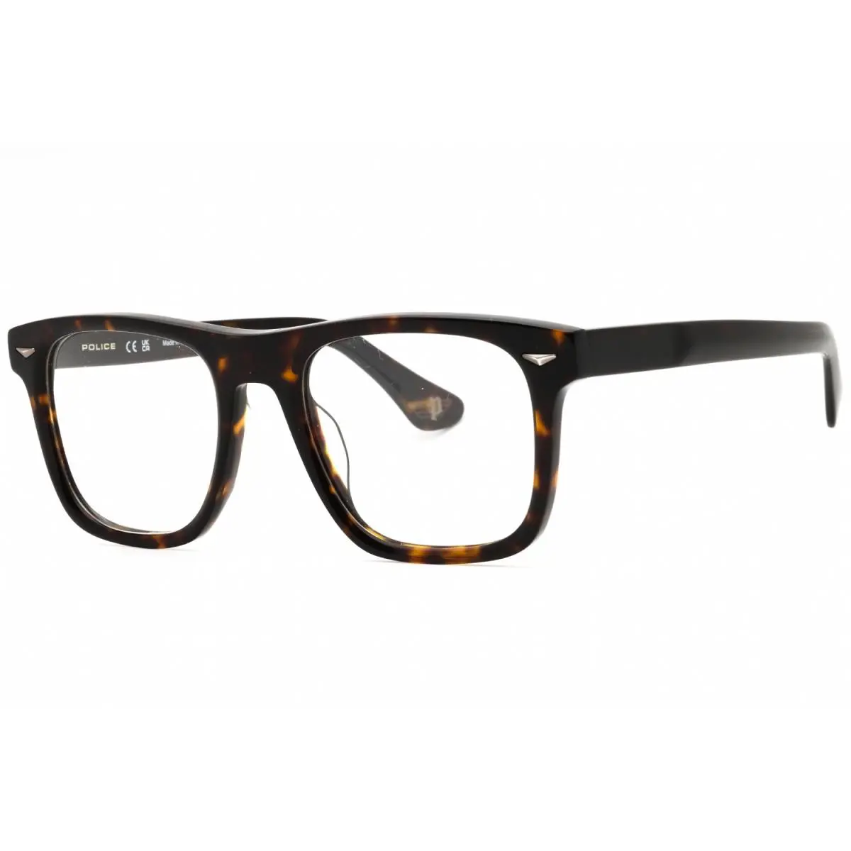 Police VPLL72V 722V Eyeglasses Dark Tortoise Frame 52mm