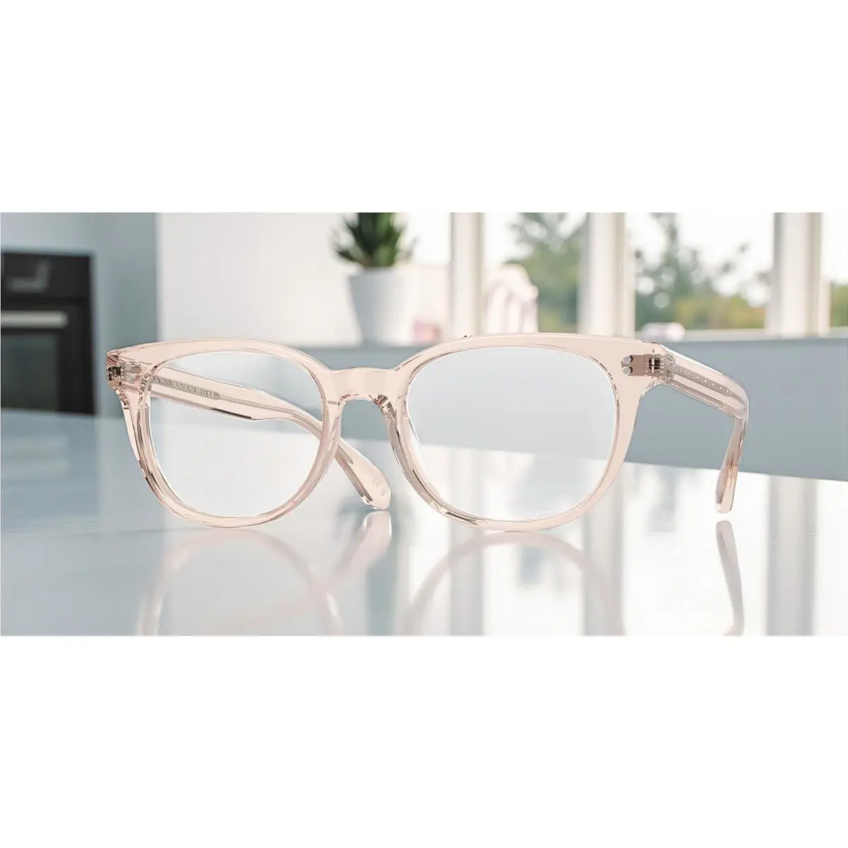 Oliver Peoples OV5457U 1652 Hildie Light Silk Clear 50 mm Women`s Eyeglasses - Frame: Light Silk