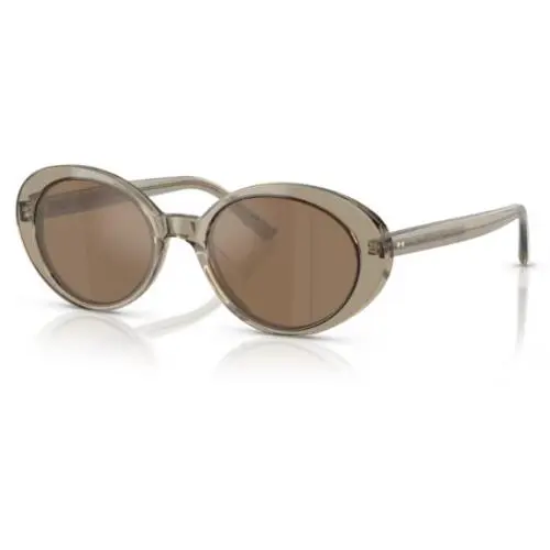 Oliver Peoples 0OV5565SU Lumar 1745G8 Sencha Cognac Oval Women`s Sunglasses