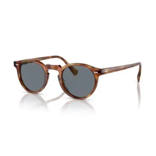Oliver People 0OV5217S Gregory Peck Sun 1483R8 Havana/blue 47mm Men`s Sunglasses by Oliver Peoples