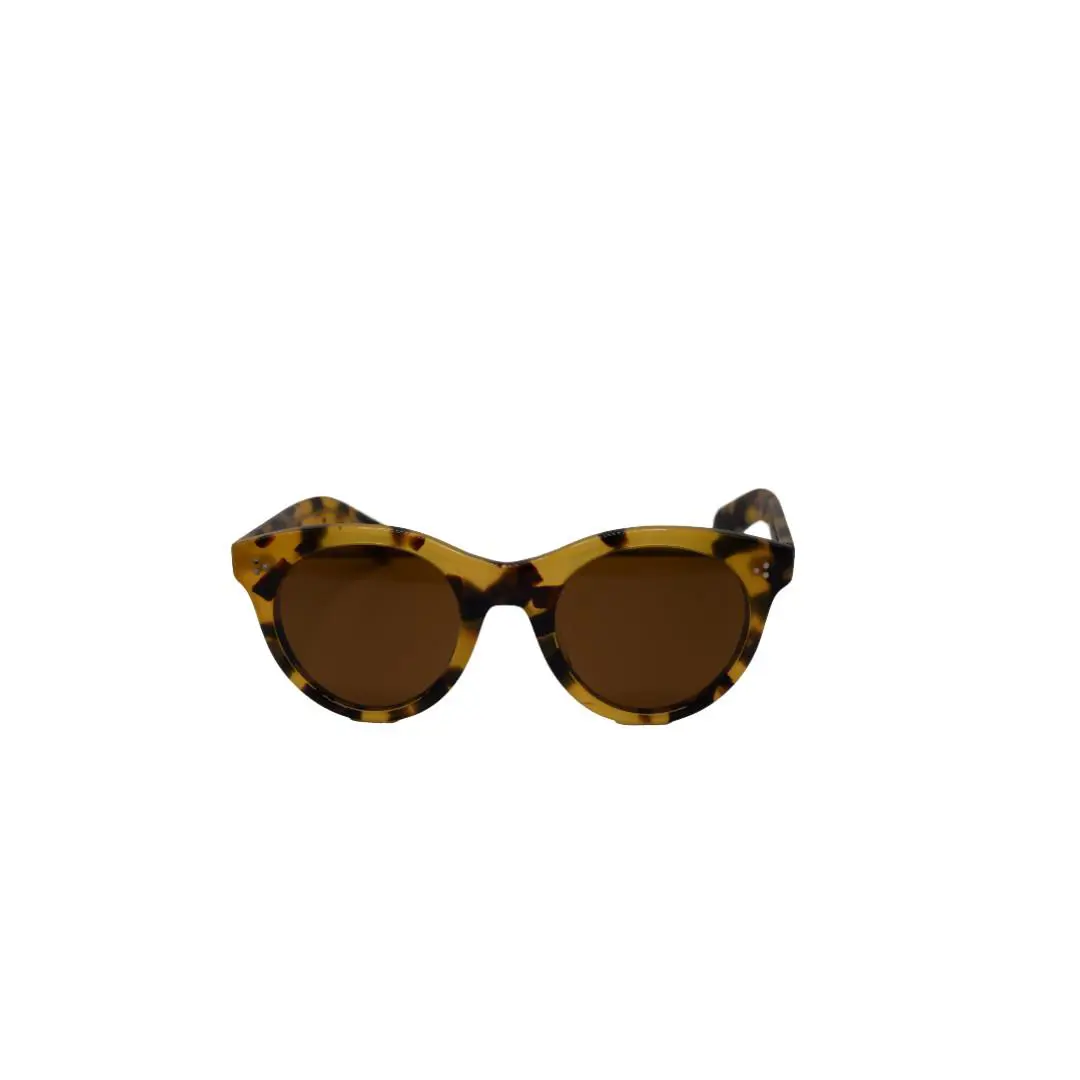 Oliver Peoples Designer Oval Sunglasses Merrivale Ytb / True Brown OV5451SU - Frame: Brown, Lens: Brown